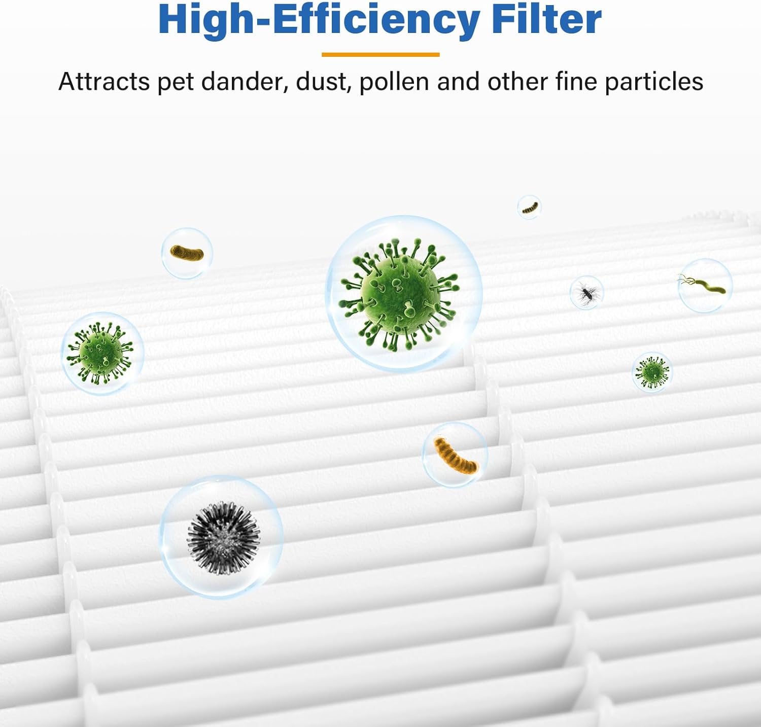 14 filtros HEPA de repuesto compatibles con 240 Air Puri-Fier, reemplazo de filtro de sistema de filtración 3 en 1, HP-14 con filtro de carbón