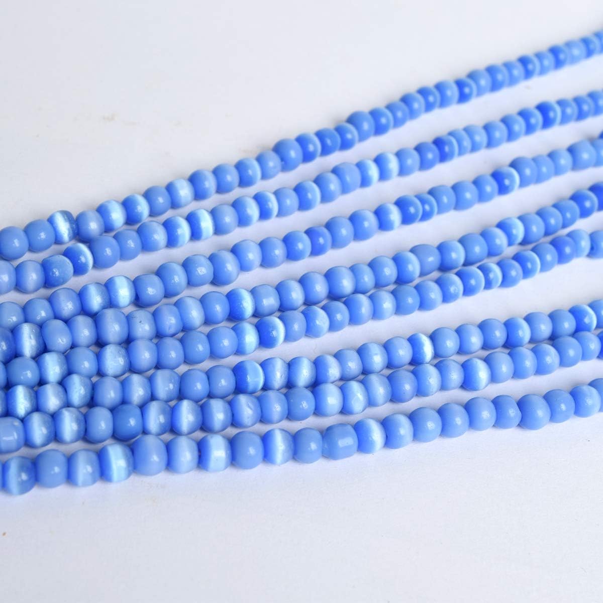 Hilo completo de turquesa azul natural aprox. 80.00 quilates de cuentas redondas hebra azul turquesa, Gema, turquesa (Hue Enhanced Turquoise)