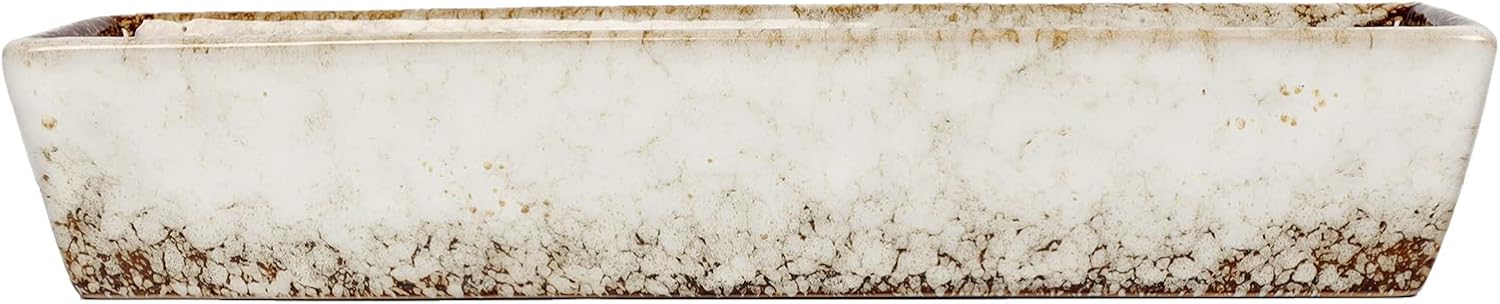 Macetero para suculentas, macetas rectangulares de cerámica para suculentas, mini contenedores de flores con platillos de bambú para oficina,