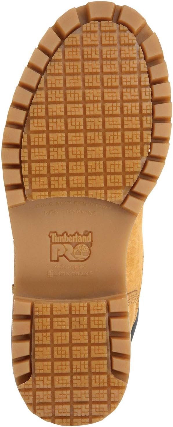 Timberland PRO 6IN Direct Attach MaxTRAX – Botas de trabajo antideslizantes con punta de acero para hombre
