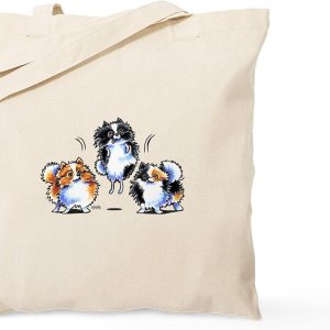 CafePress Parti Pomeranians Tote Bag Natural Canvas Tote Bag, Cloth Shopping Bag CafePress Parti Pomeranians Tote Bag Natural Canvas Tote Bag, Cloth Shopping Bag