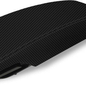 Tapa para consola central (fibra de carbono, para Hyundai Azera, 2012-2017), color negro Tapa para consola central (fibra de carbono, para Hyundai Azera, 2012-2017), color negro