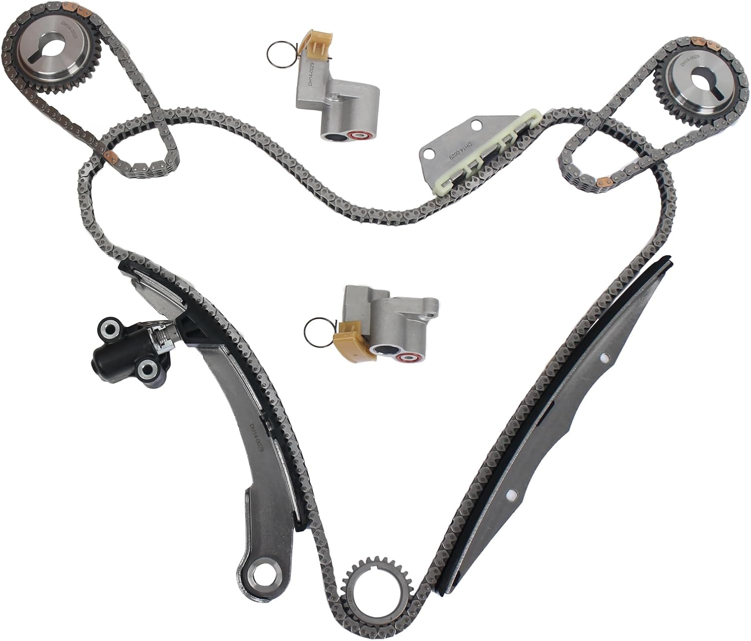 Autoround Kit de cadena de distribución del motor para Nissan Frontier 2005-2015Pathfinder 2005-2012Xterra 05-15NV1500NV2500NV3500, Suzuki Equator,