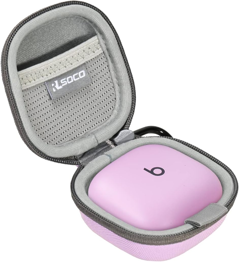 RLSOCO Funda para auriculares inalámbricos con cancelación de ruido Beats Fit ProFit Pro x Kim True (morado)