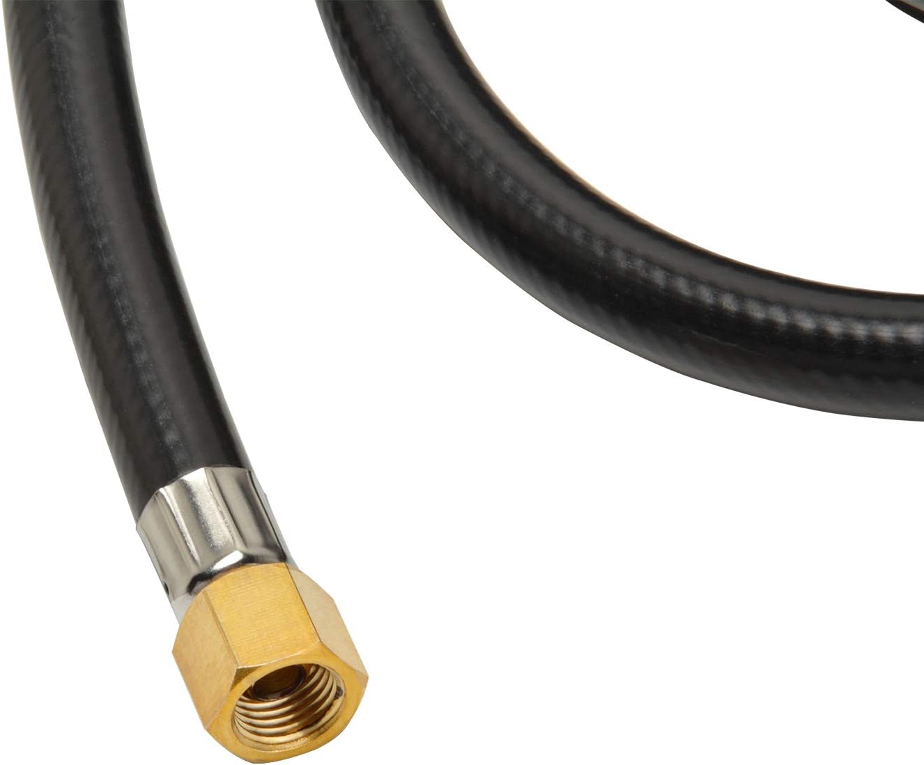 only fire – Manguera de extensiónelectrodoméstico de 25 pies para gas propano, color negro