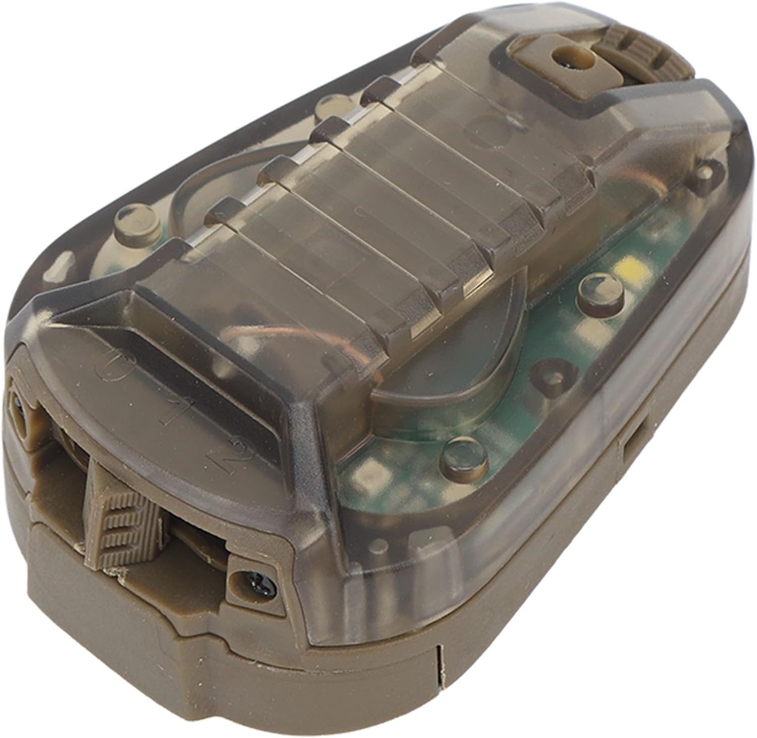 CHICIRIS Luz militar para casco, luz de señal de supervivencia militar, nailon antideslizante impermeable para exploración al aire libre