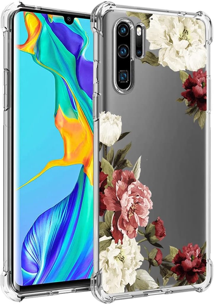 Funda transparente para Huawei P30 Pro VOG-L29 VOG-L04 para niñas y mujeres, TPU suave a prueba de golpes, funda protectora transparente para Huawei