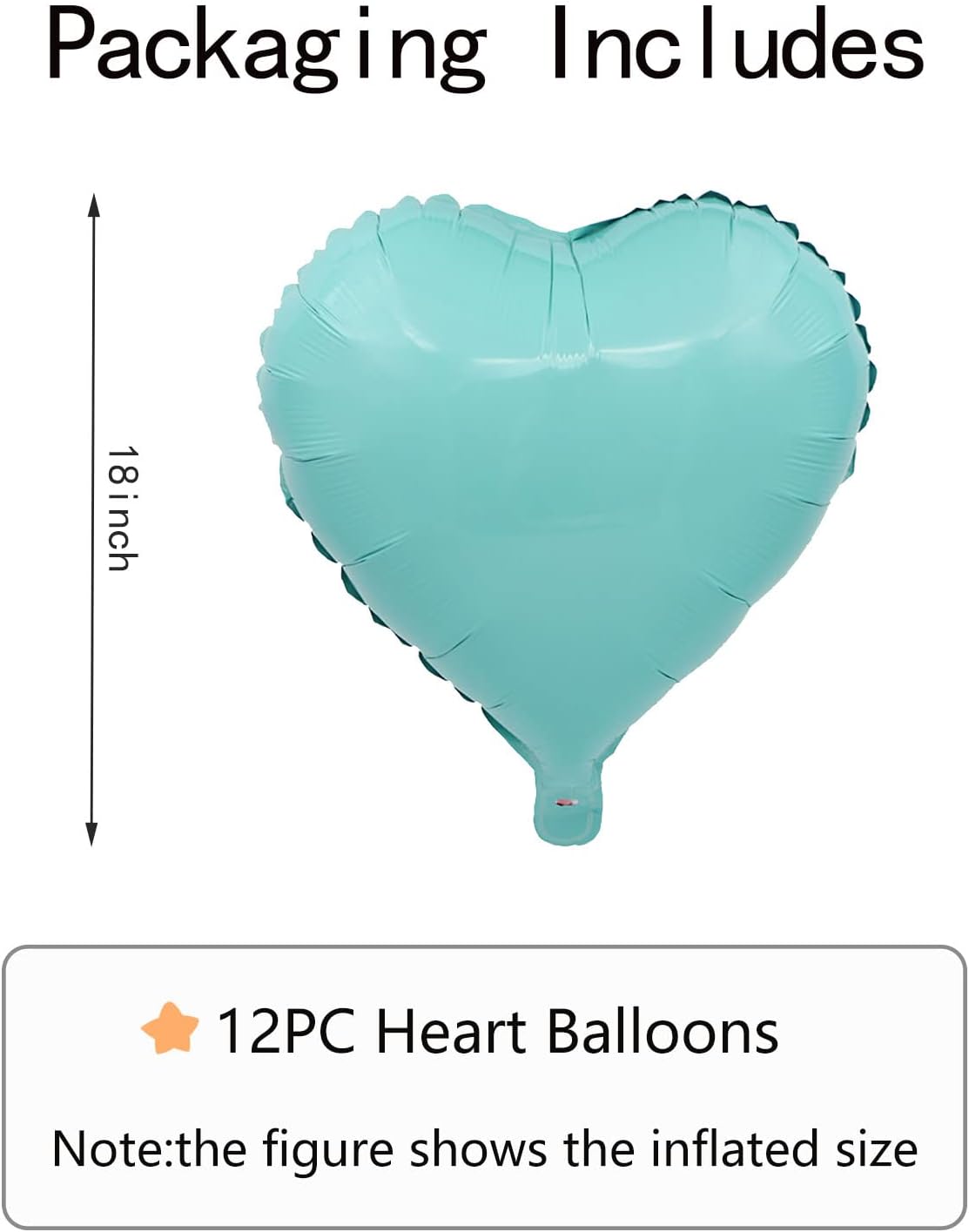 Globos de Mylar con forma de corazón rojo de 18 pulgadas, románticos globos de corazón enormes para el día de San Valentín, decoraciones de fiesta
