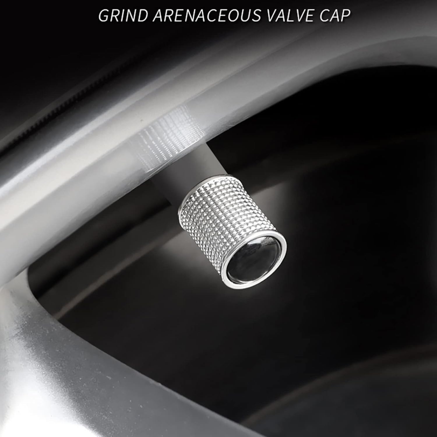4 tapas de metal para válvula de neumático de automóvil, tapas de vástago de válvula de neumático con bandera de Alemania, tapas de válvula de aire,