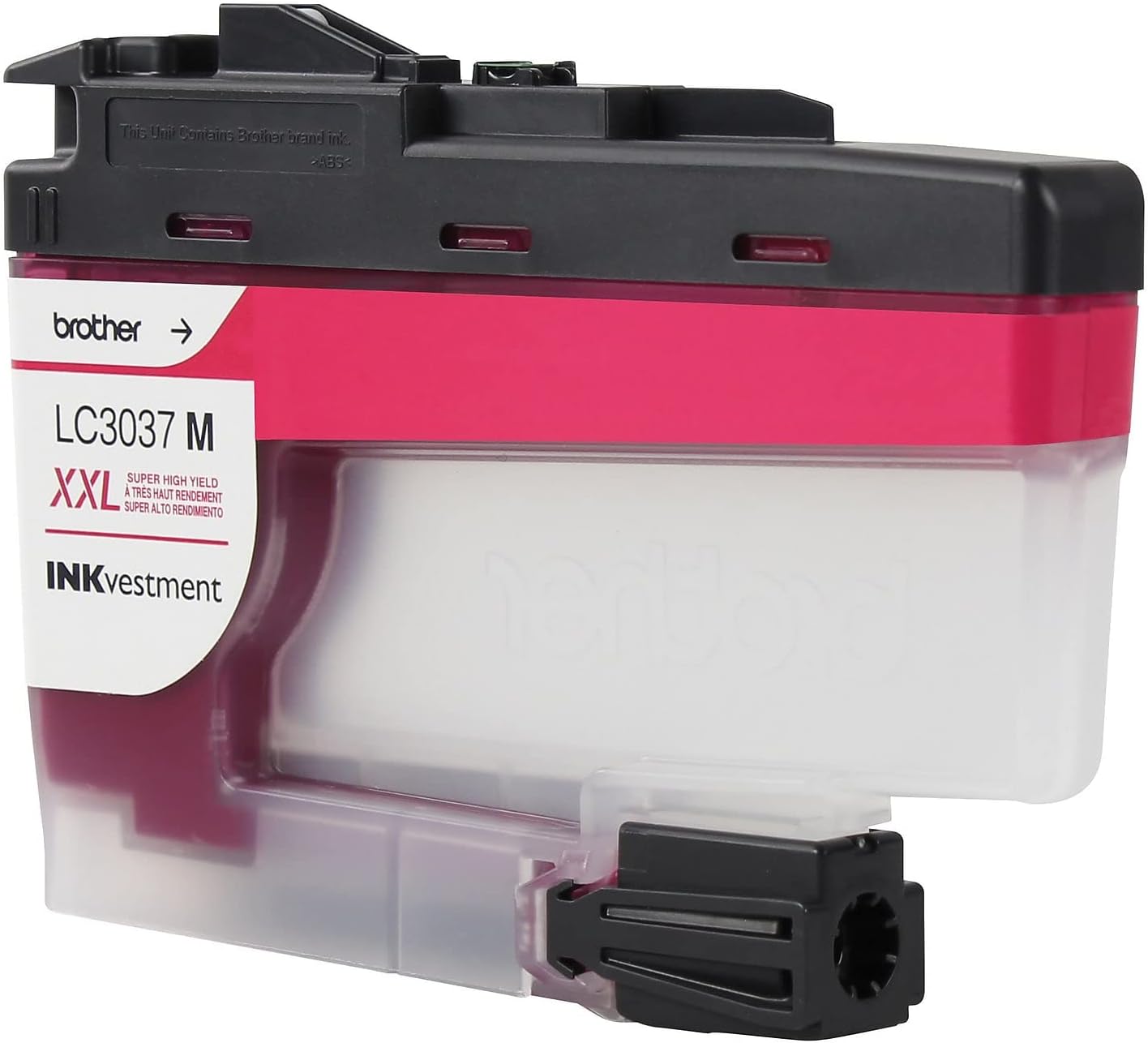 Brother LC3037M original cartucho de tinta magenta de alto rendimiento para tanques de tinta, rendimiento de página de hasta 1500 páginas, LC3037,