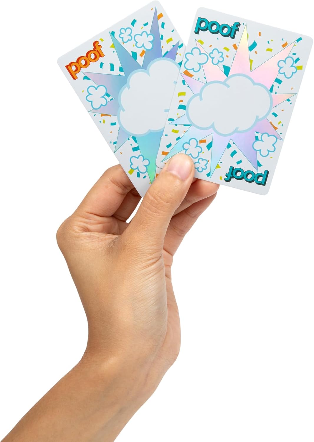 Poof The Game – Juego de cartas casual rápido de aprender, fácil de jugar, para amigos y familiares, grupos grandes y pequeños, noches de juego,