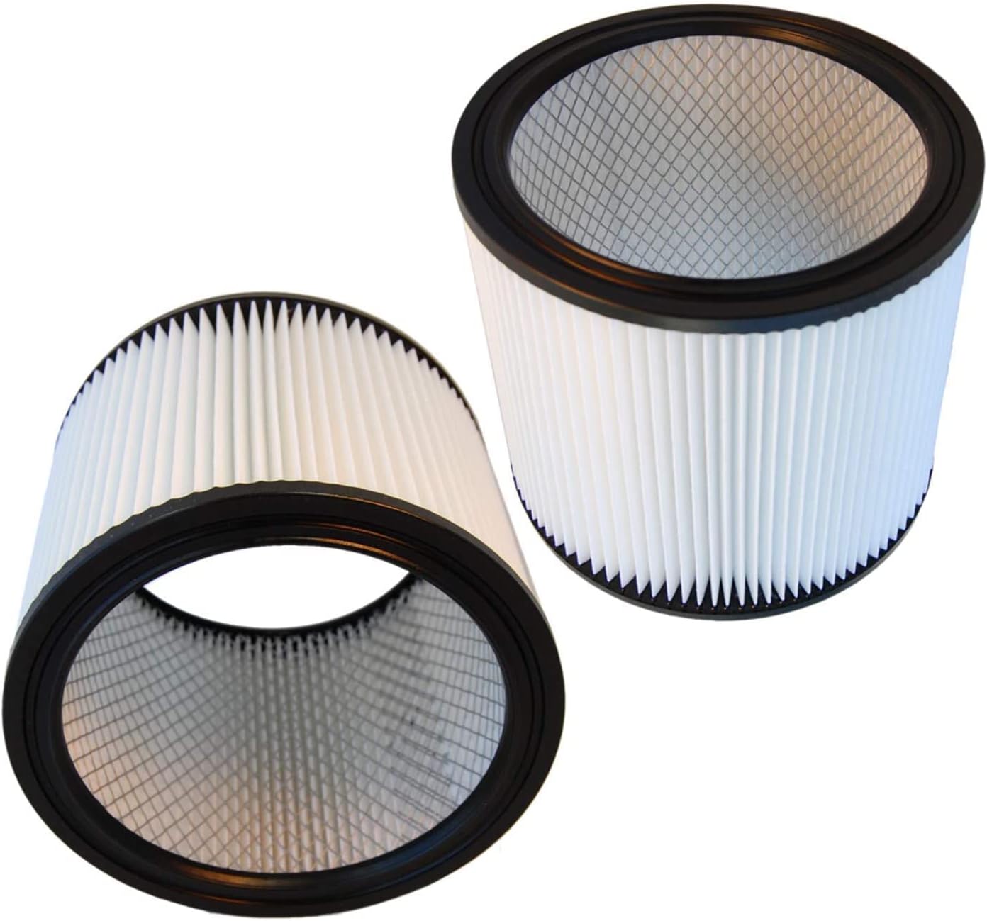HQRP Paquete de 2 filtros de cartucho compatibles con aspiradora Shop-Vac SS16-450 SS16-550A SS16-650C