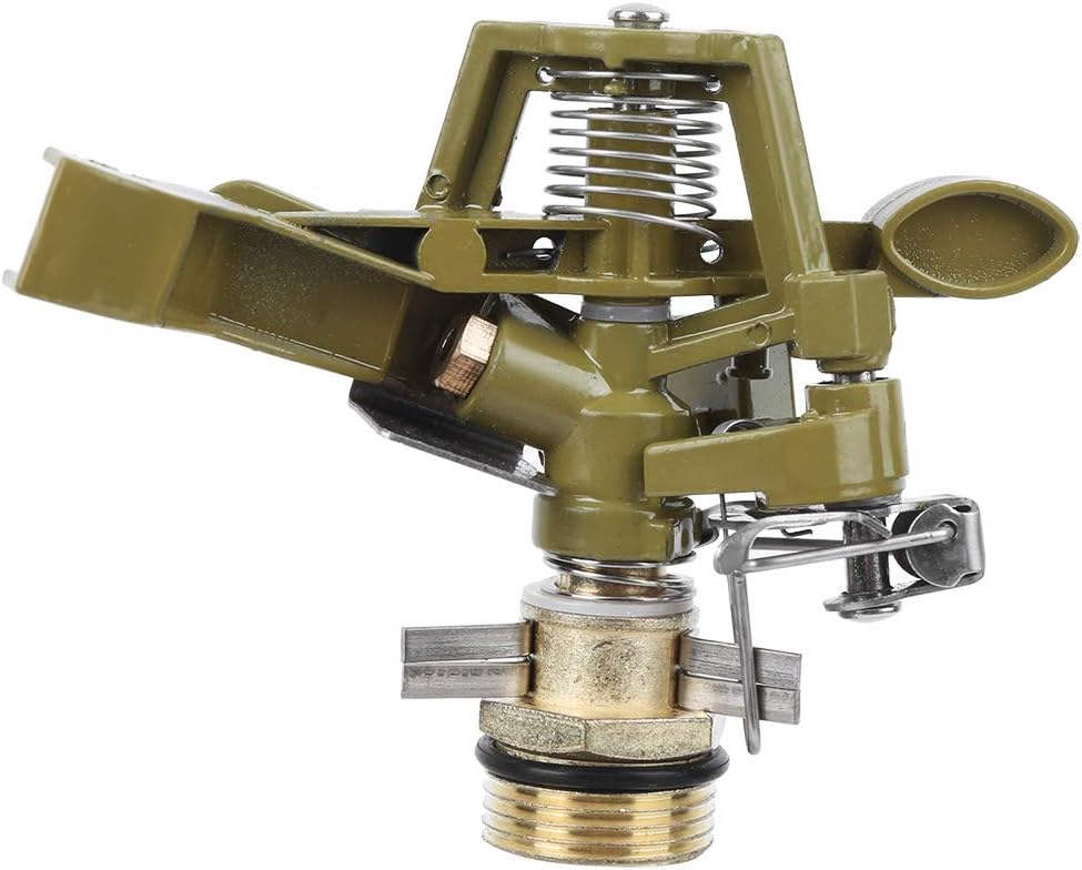 Fydun G34in M Thread 360 Degree Rotating Sprinkler Sprayer Nozzle for Garden Lawn Irrigation G34in M Thread 360 for Family