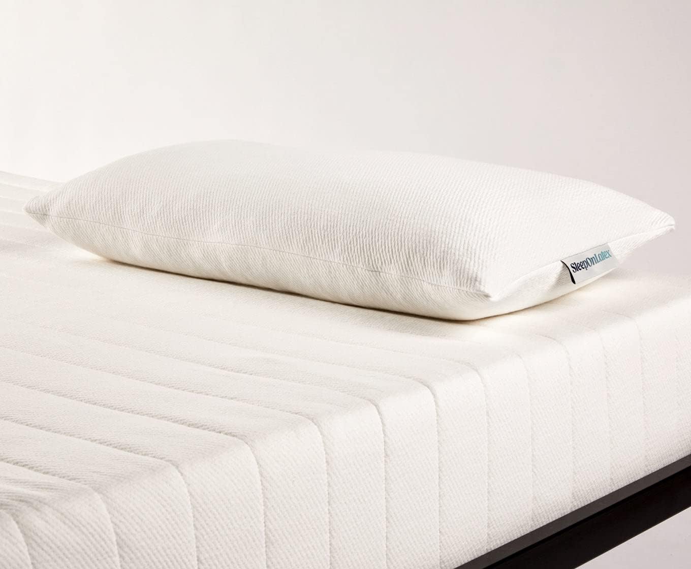 Almohada de espuma triturada de látex natural, tamaño estándar