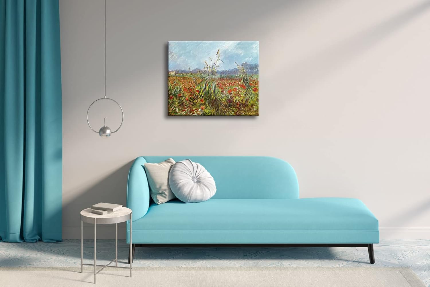 Wieco Art Impresiones en lienzo con orejas verdes de trigo por Vincent Van Gogh, impresionismo, lienzo para pared, pinturas famosas, obras de arte