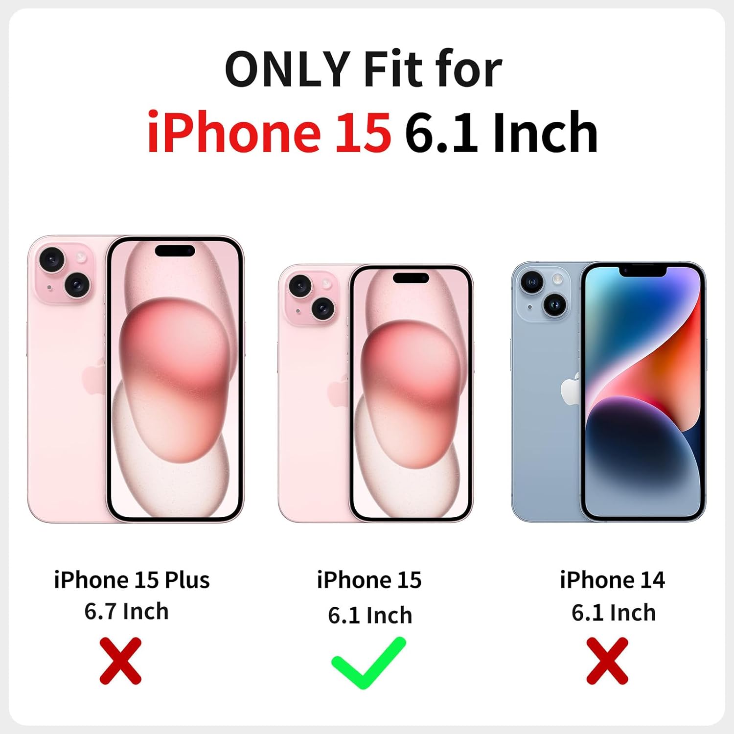 XIZYO Funda para iPhone 15, diseño floral para iPhone 15, bonita funda estética con patrón de flores de rosas para mujeres y niñas, funda protectora