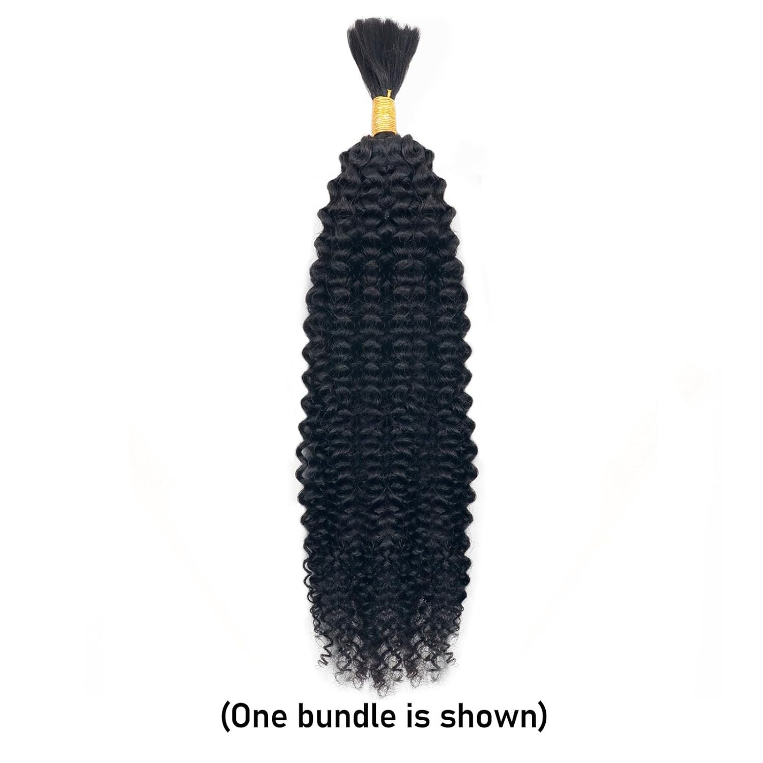 Extensiones de cabello humano ondulado rizado a granel para trenzar, sin trama, extensiones de cabello humano 100% sin procesar, extensiones de