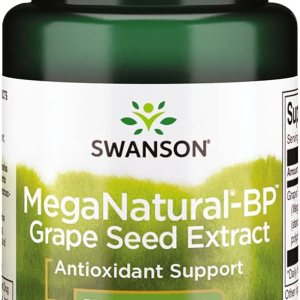 Swanson Meganatural-Bp Extracto de semilla de uva 300 miligramos 30 cápsulas Swanson Meganatural-Bp Extracto de semilla de uva 300 miligramos 30 cápsulas
