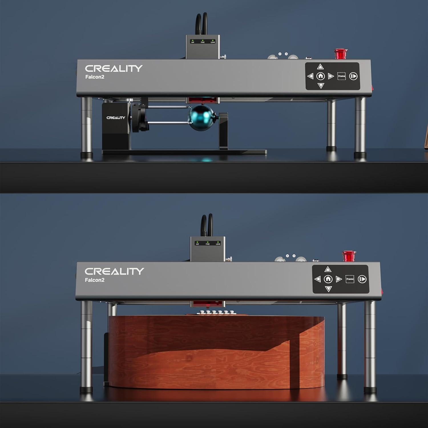 Grabador láser para máquina Creality Falcon 2 láser y grabadora, elevador de máquina de grabado láser, aumento de 2.205 in (2.2 pulgadas)