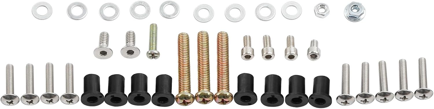 TCT-MOTORPARTS Cubierta de góndola para faros delanteros color negro brillante de 7 pulgadas para Harley Road King FLHR 2014-2023
