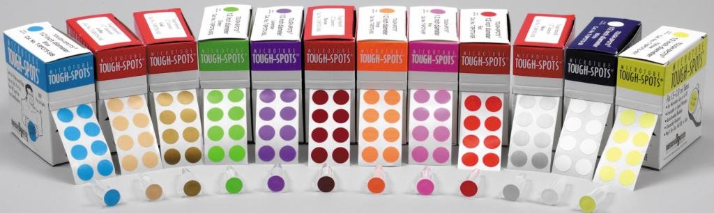 Diversified Biotech T-Spots-50-L, Tough-Spots 12″ Diámetro Lavanda (Rollo De 1000)