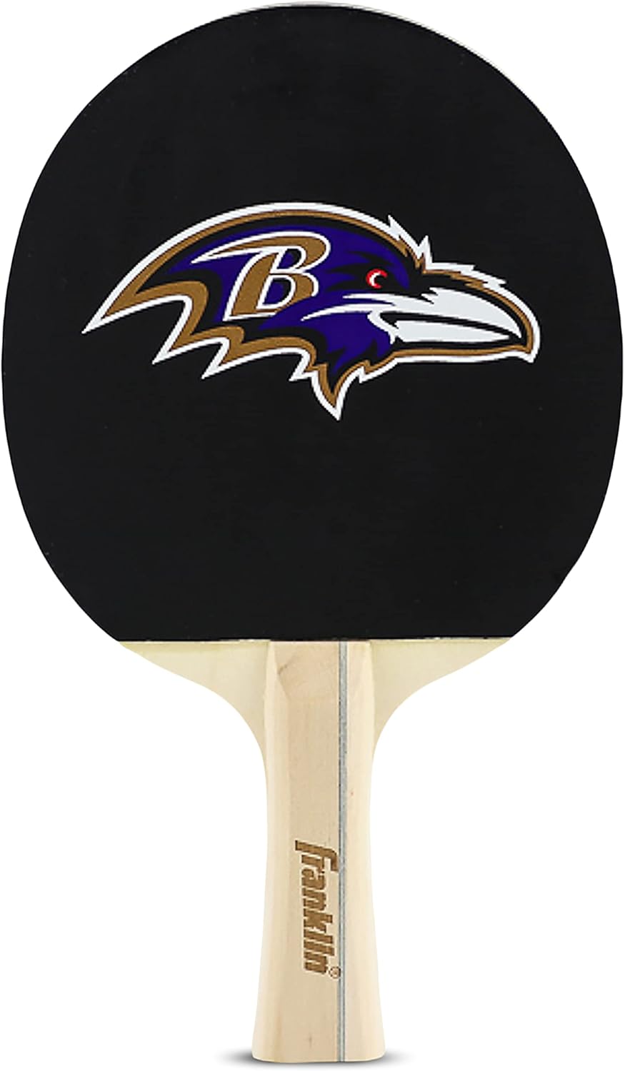 Franklin Sports Pala de tenis de mesa con licencia del equipo, palas de tenis de mesa del equipo de la NFL, logotipos y colores oficiales del