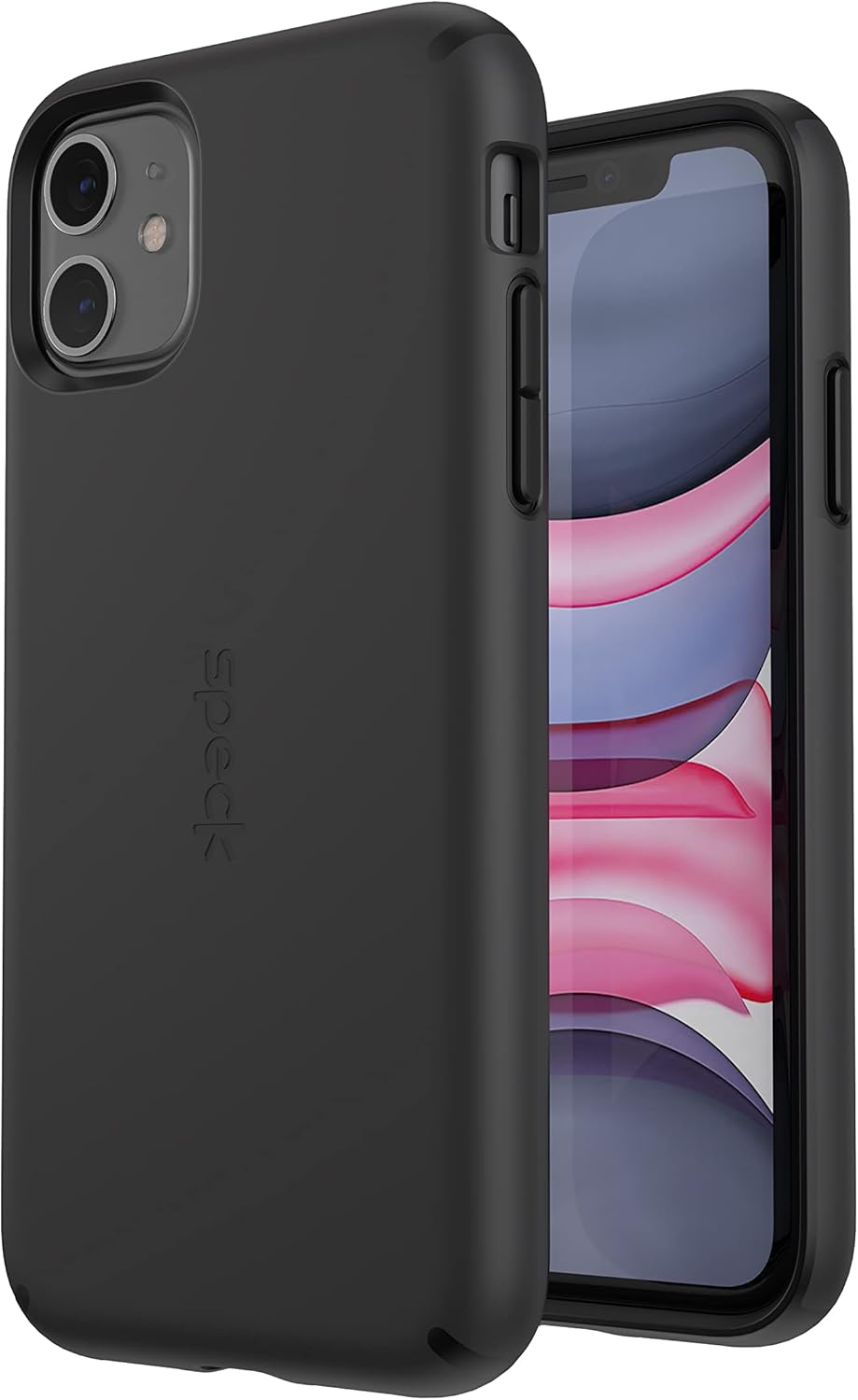 Speck Funda para iPhone 11 y iPhone XR, protección contra caídas, diseñada para MagSafe para iPhone11 y iPhoneXR, delgada, color negro, CandyShell