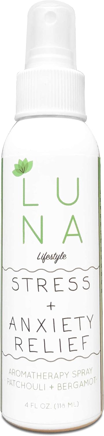 Spray de aromaterapia de bergamota y pachulí, alivio relajante del estrés, niebla para habitación y almohada