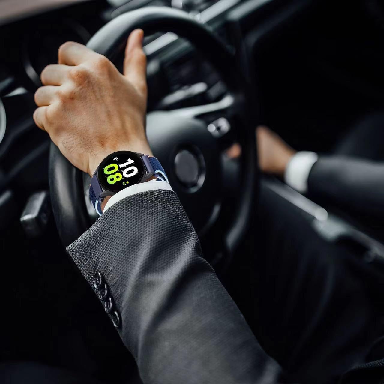 Correa de nailon compatible con Samsung Galaxy Watch 6 5 Pro 4 3Watch 4 6 ClassicActiveGear S2 S3 Frontier, correa deportiva de 0.787 pulgadas,