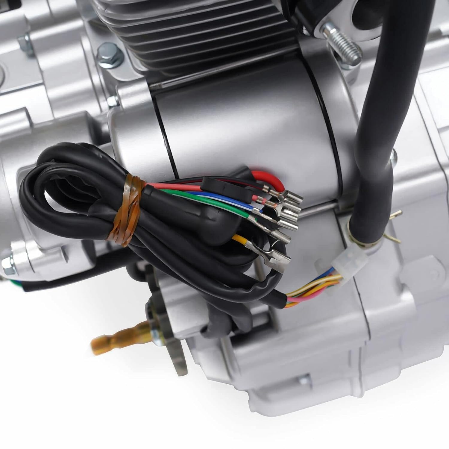 CNCEST Motor ATV, motor de 250CC Motor de 4 tiempos de un solo cilindro refrigerado por aire, motor vertical con transmisión manual de 5 velocidades