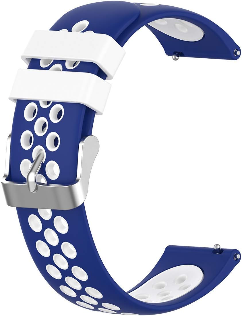 Correas deportivas de repuesto compatibles con Coros Pace 3APEX 1.811 inApex Pro correas de reloj ajustables de liberación rápida bandas de silicona