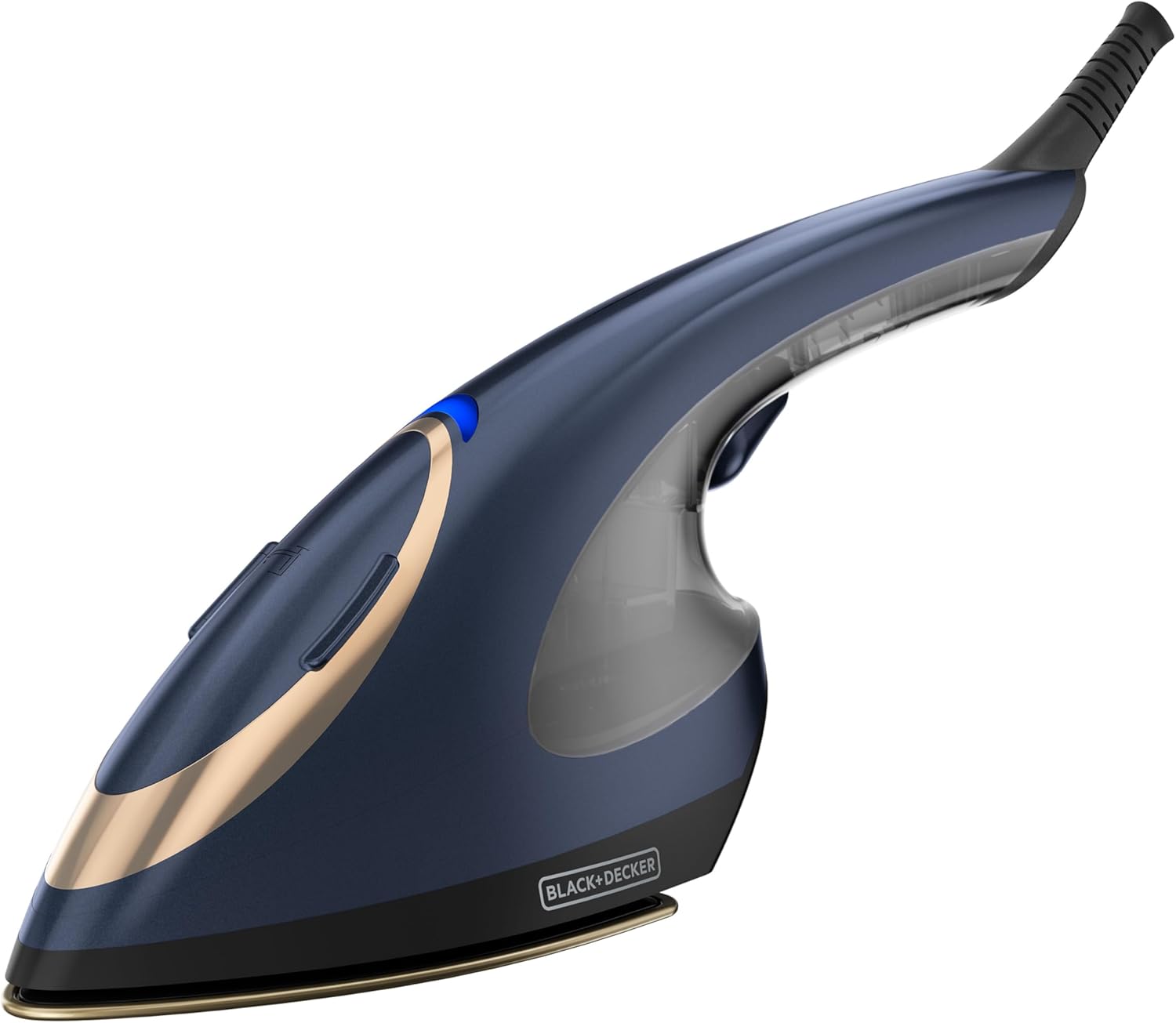 BLACK+DECKER Press & Steam – Plancha y vaporera 2 en 1, 180% más de vapor y tecnología de una temperatura, suela de cerámica, segura en todo tipo de