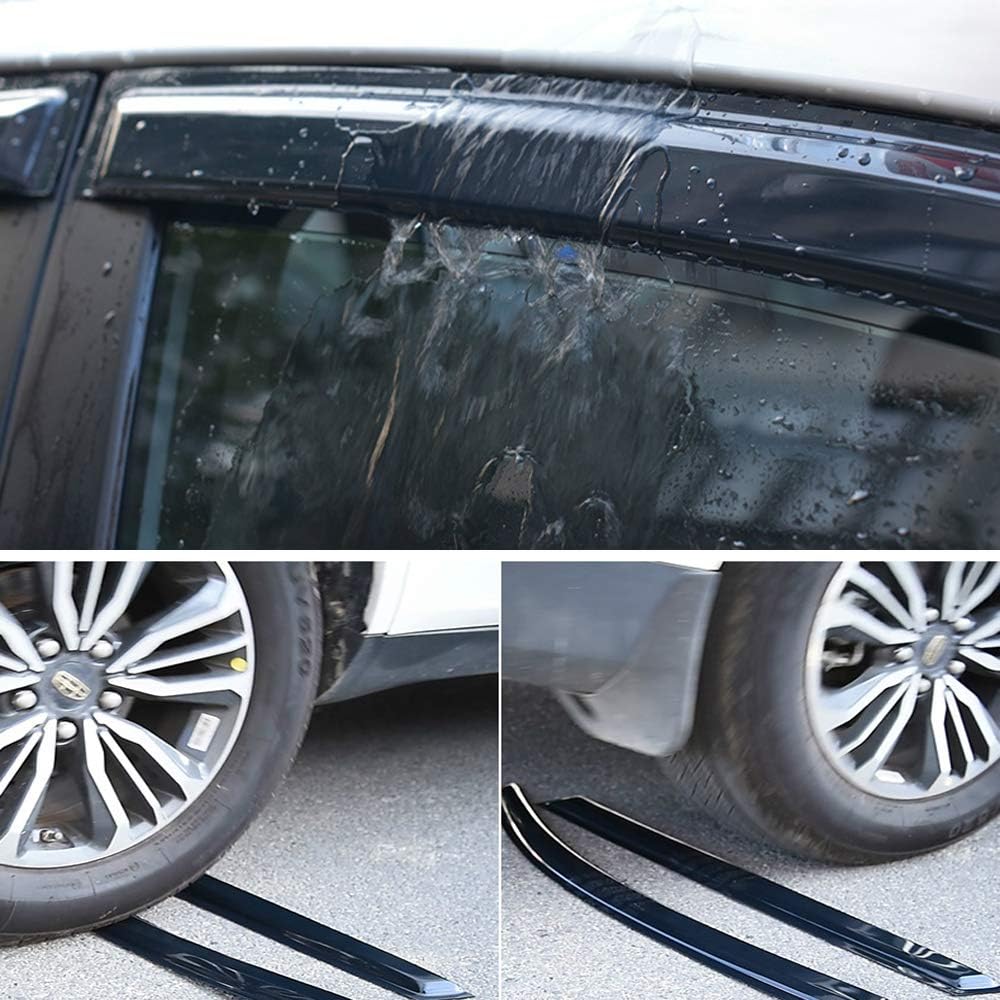 Puermto Deflector de viento para ventana lateral impermeable 94823, 4 piezas de repuesto de protección, visera de ventana para Trailblazer 2020 2021