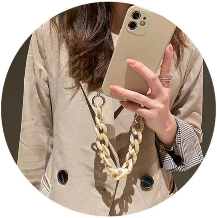 Correa de cordón cruzado con cadena de mármol, funda de silicona suave para Samsung S21 S22 S23 Plus Ultra A52 a72 s20 FE, cubierta A, para Samsung