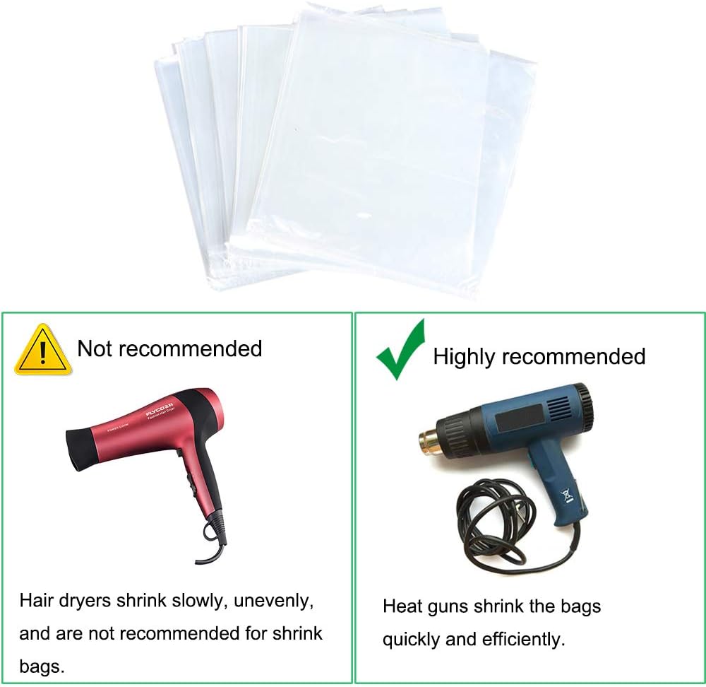 LazyMe Bolsas retráctiles de celofán para cesta de Pascua de 32 x 40 pulgadas, bolsas retráctiles grandes, transparentes, paquete de 10