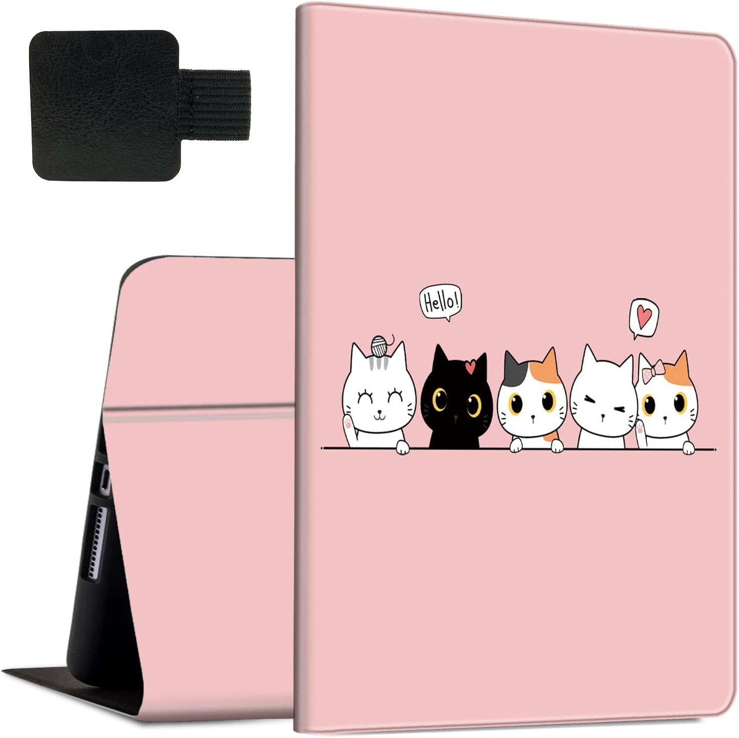 Funda para Kindle Fire HD 10 y Fire HD 10 Plus (11 generación, versión 2021) Rossy Slim ajustable de 10.1 pulgadas con soporte inteligente con