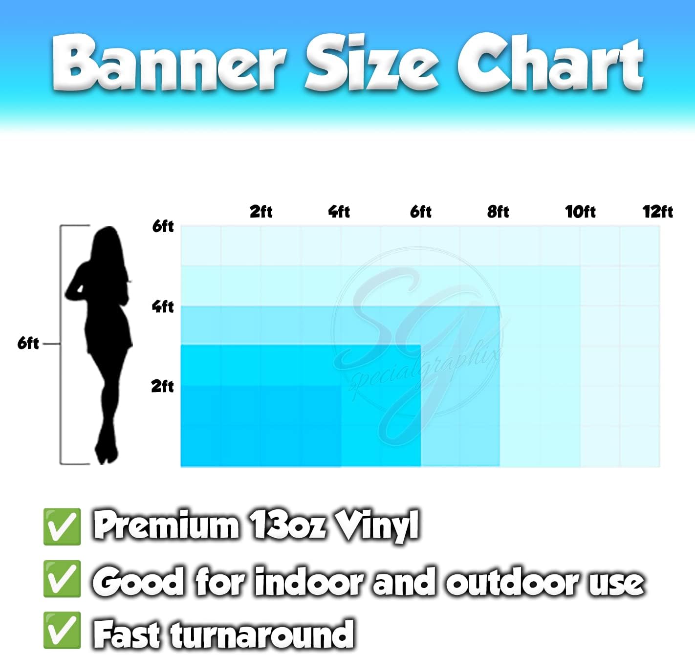 Diseño personalizado  Cartel de vinilo de cualquier tamaño  a todo color  Hecho en Estados Unidos  Negocios, tienda, fiesta de cumpleaños,
