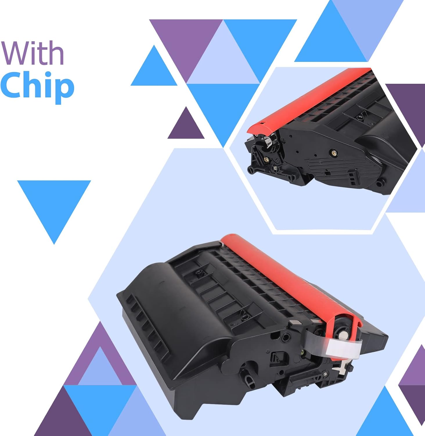 CF289X 89X – Cartucho de tóner negro con chip de alto rendimiento, 2 unidades de repuesto compatibles para HP 89X CF289X 89A CF289A para HP