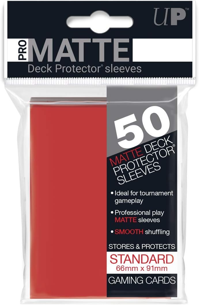 Ultra Pro Protector de cubierta Pro-Matte Red