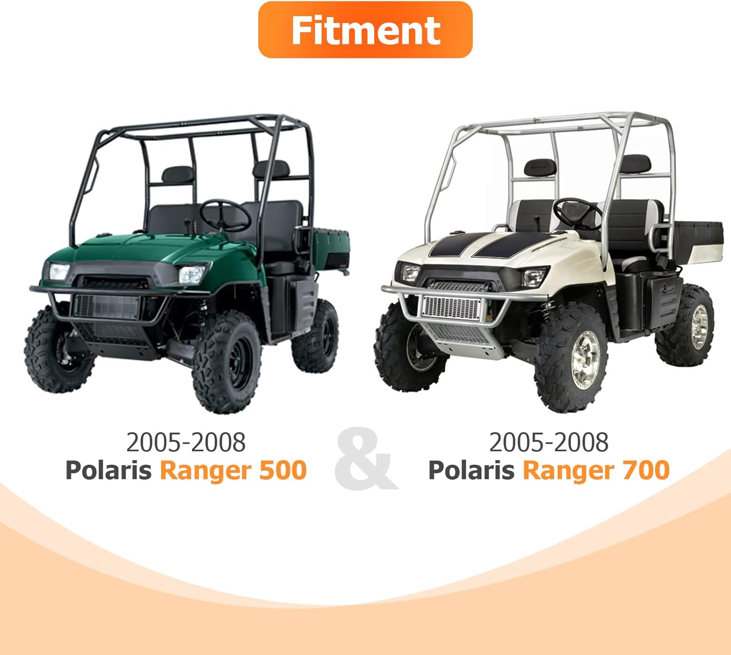 WeiSen Kit de buje A-Arm compatible con Polaris Ranger XP 800 Crew 900 Diesel Crew 2010-2014