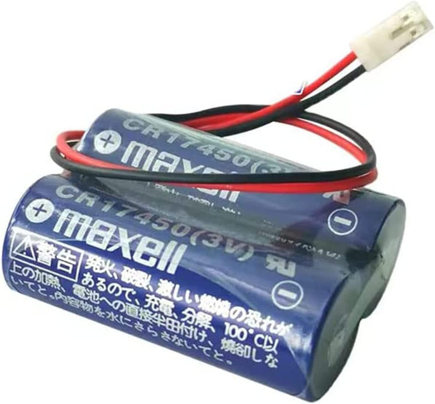 HMH – Paquete de 2 baterías CR17450-2WK27 3V 2600mAh D80UB016170 para batería Mazak 2CR17450