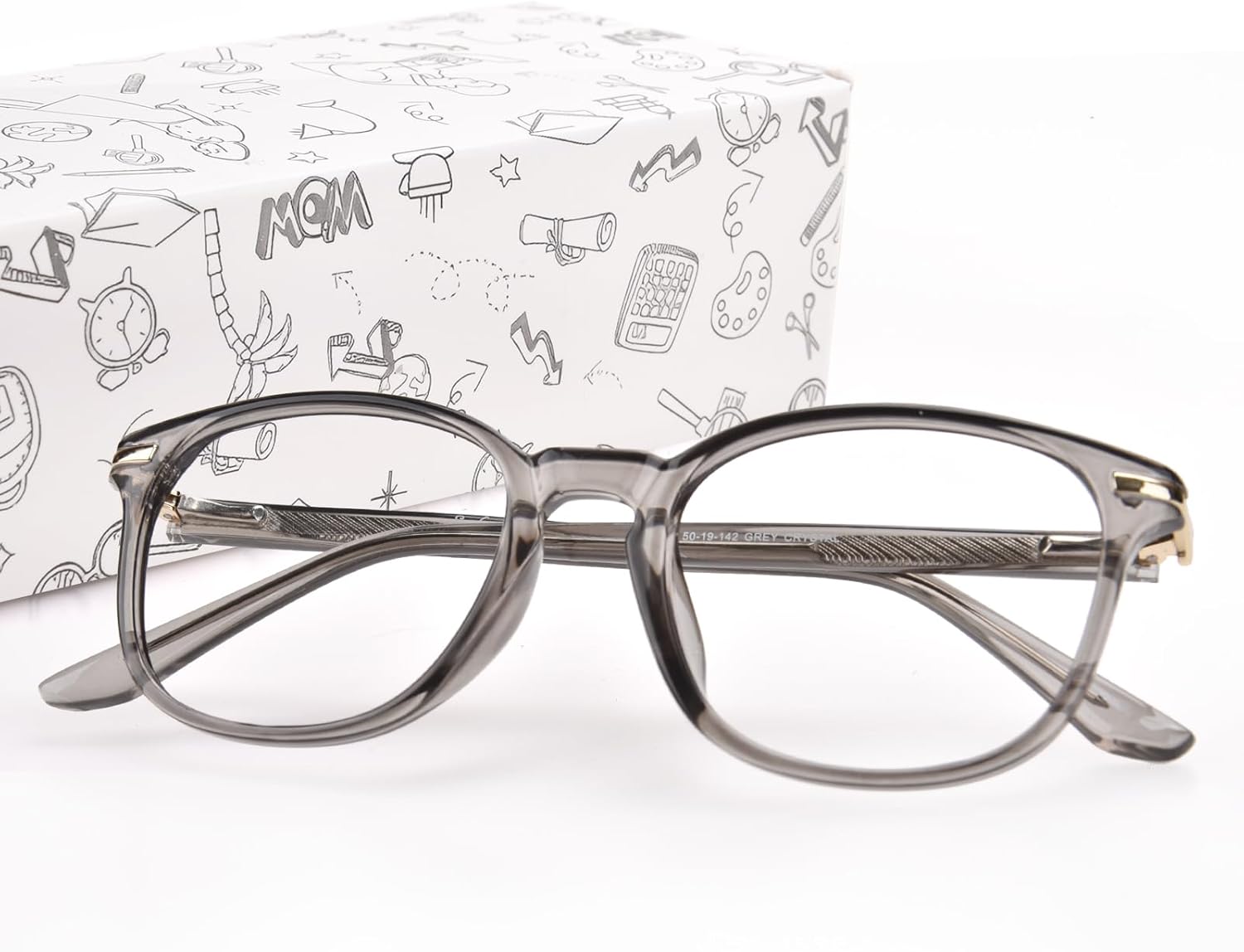 Avaeye TR90 – Lentes de luz azul para mujeres y hombres, lentes clásicos de doble metal para computadora antirreflejos