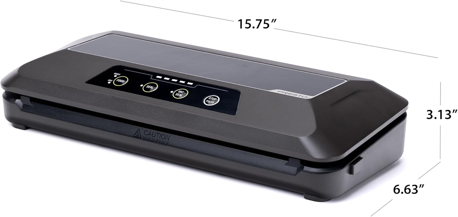 Presto 05622 FreshDaddy Sellador eléctrico automático al vacío