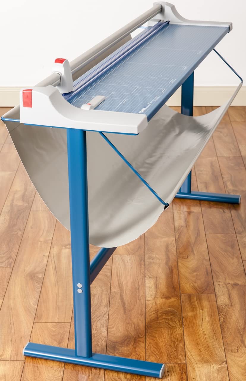 Dahle Soporte para recortadora 796 con cierre de papel, garantiza una altura óptima, ingeniería alemana, acero, para recortadora giratoria Dahle 446