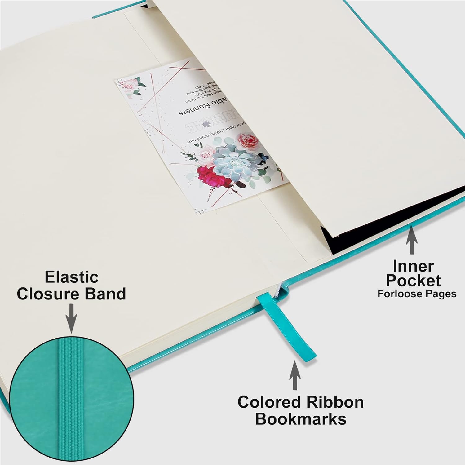 Cuaderno A5 con rayas de cuero, 160 páginas, diario de 3.53 ozm, de papel grueso, tapa dura, con bolsillo, para trabajo, hombres y mujeres, 8.4 x