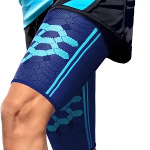 Sparthos Mangas de compresión para muslos (par) Soporte cuádruple y isquiotibiales Mangas superiores de pierna para hombres y mujeres Hechas de Sparthos Mangas de compresión para muslos (par) Soporte cuádruple y isquiotibiales Mangas superiores de pierna para hombres y mujeres Hechas de