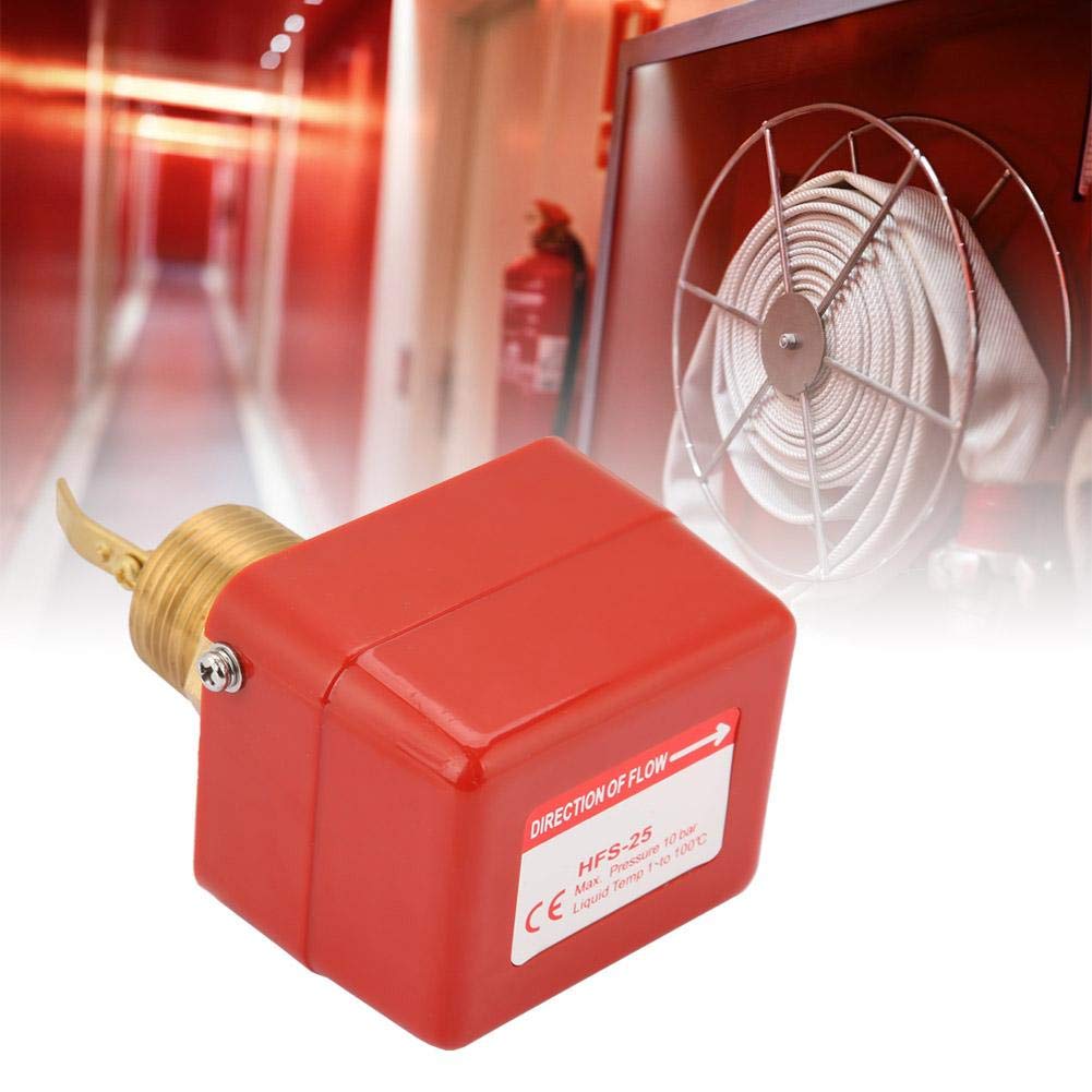 Interruptor de flujo, 6-380V HFS-25 1 “1.0MPa Interruptor de flujo de agua Control de paleta Interruptor de flujo de agua Parcial de acero