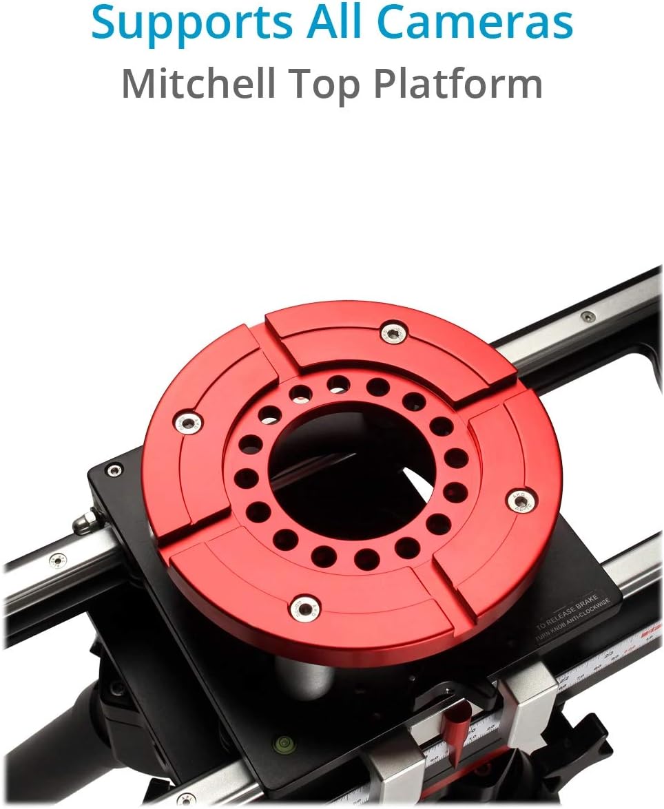 Proaim Mitchell Flyking Precision Slider de 3 pies para cámaras de video DSLR de hasta 154.3lbs154 libras. Movimientos panorámicos suaves de 360.
