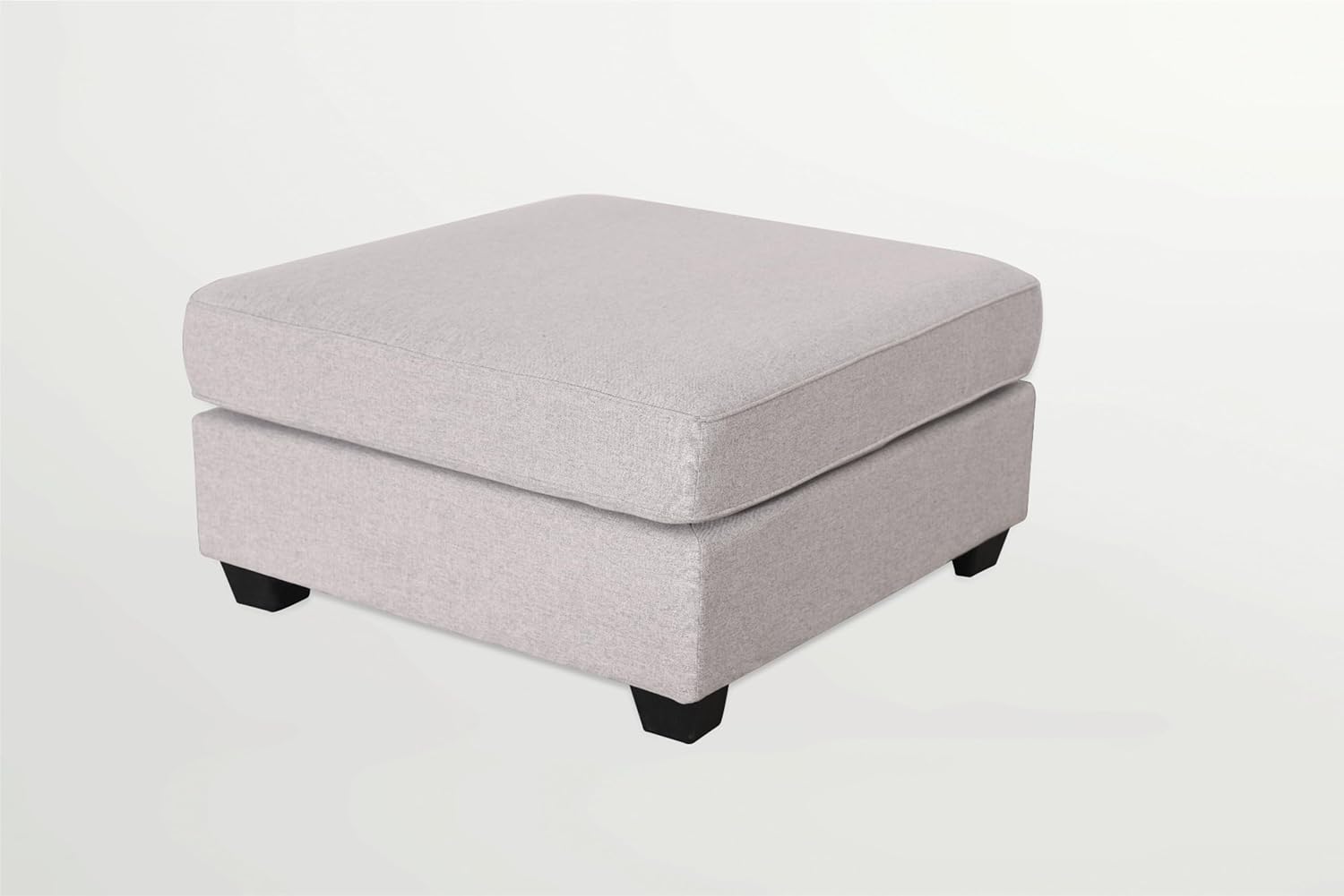 Sofá reversible en forma de U del módulo de combinación flexible de la tela para la sala de estar, seccional gris
