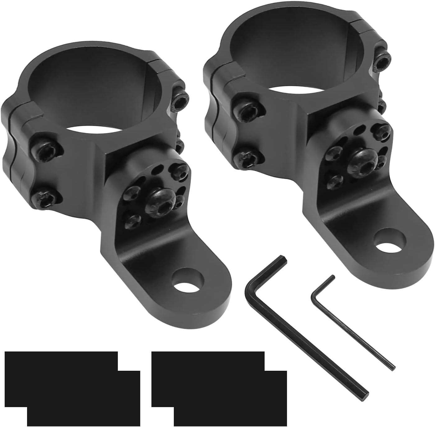 2 soportes de antena de montaje de luz de látigo ajustables para UTV, para barra antivuelco de 1.5 a 2 pulgadas, repuesto para Polaris RZR 900 1000